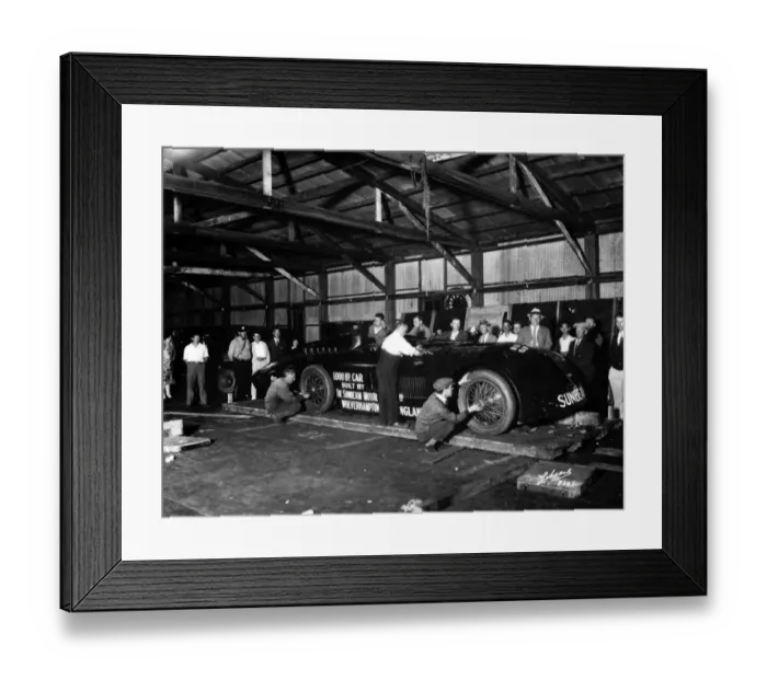 Framed Print : Sunbeam 1000hp