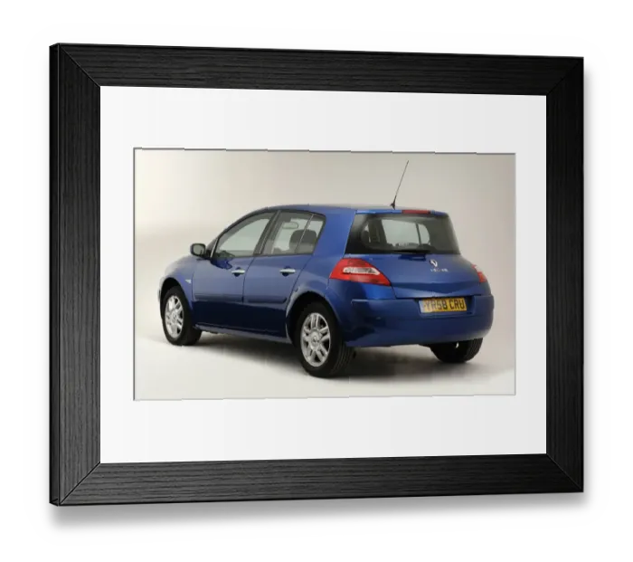 Framed Print : 2008 Renault Megane
