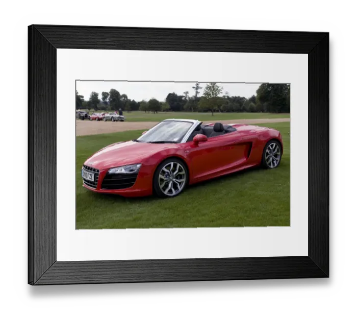 Framed Print : 2010 Audi R8 Spider