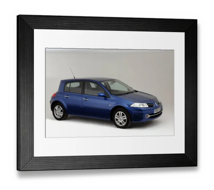 Framed Print : 2008 Renault Megane