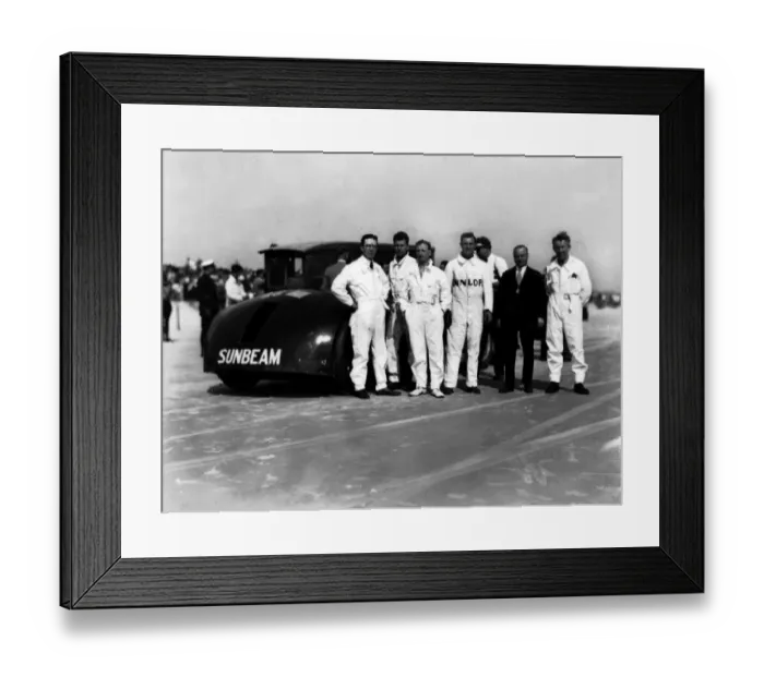 Framed Print : Sunbeam 1000hp