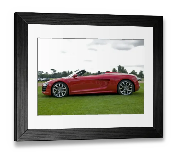 Framed Print : 2010 Audi R8 Spider Framed Print : 2010 Audi R8 Spider