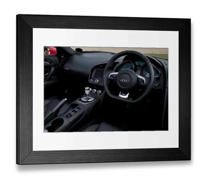 Framed Print : 2010 Audi R8 Spider Framed Print : 2010 Audi R8 Spider