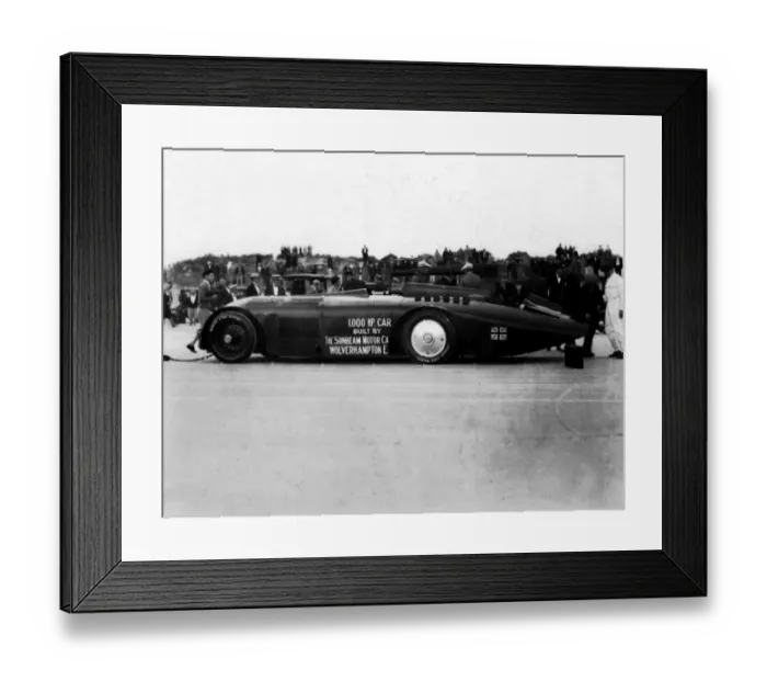 Framed Print : Sunbeam 1000hp