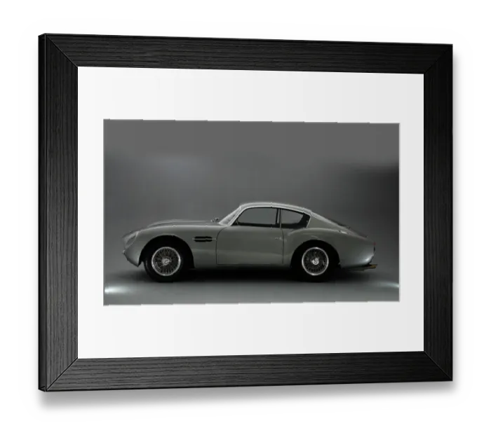 Framed Print : 1964 Aston Martin DB4 GT Zagato