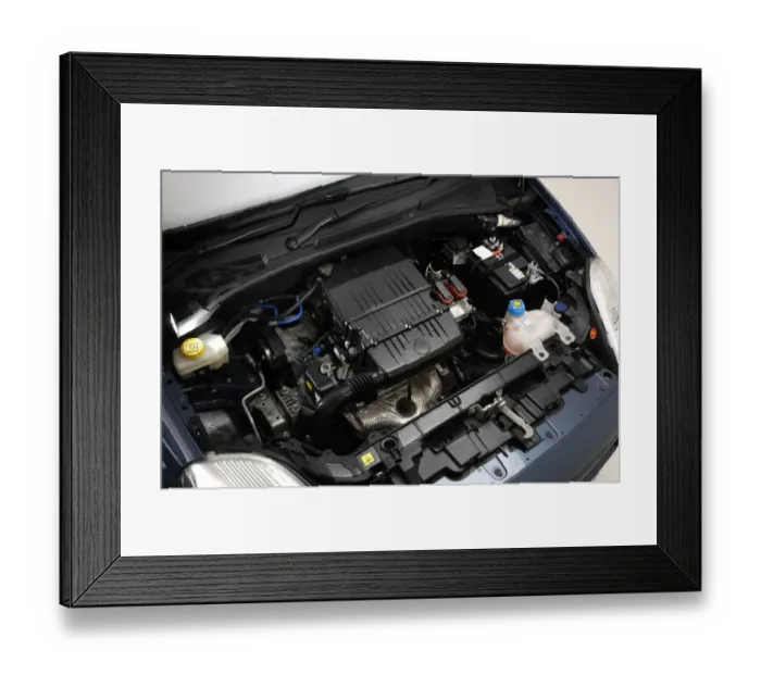 Framed Print : 2008 Fiat Punto Framed Print : 2008 Fiat Punto