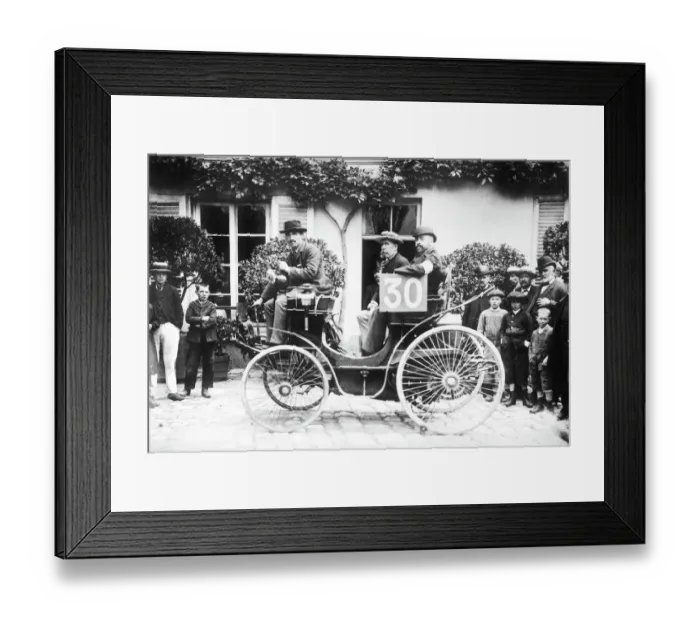 Framed Print : 1894 Paris to Rouen