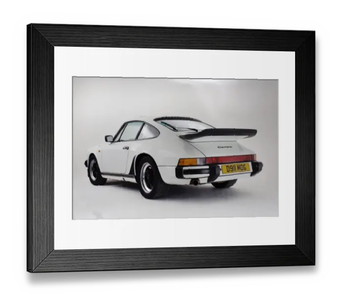 Framed Print : 1987 Porsche 911 Framed Print : 1987 Porsche 911
