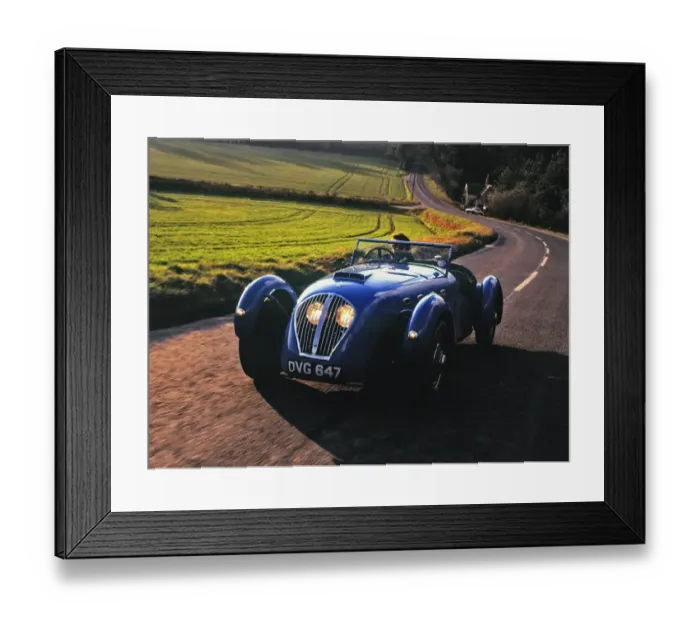 Framed Print : 1950 Healey Silverstone Framed Print : 1950 Healey Silverstone