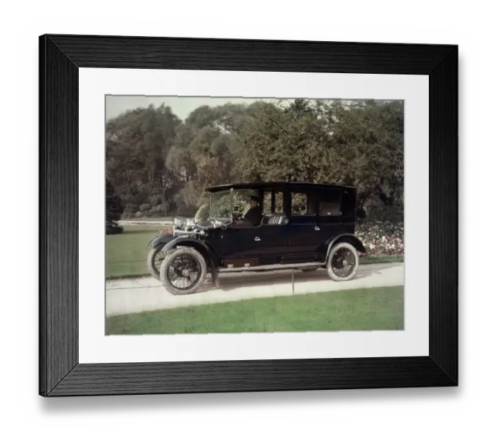 Framed Print : Lanchester 28hp Limousine 1910 Framed Print : Lanchester 28hp Limousine 1910