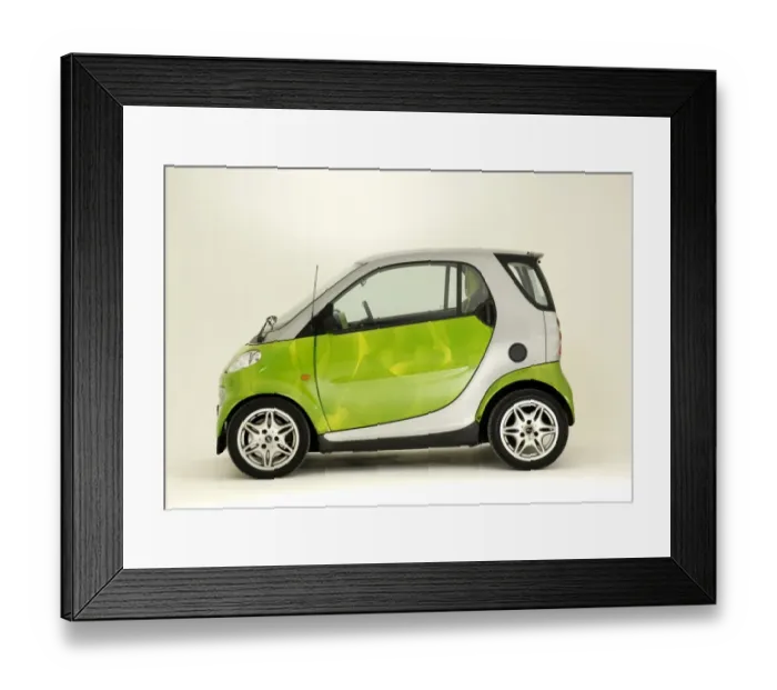 Framed Print : 2001 Smart car Framed Print : 2001 Smart car