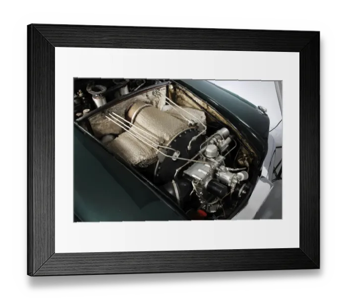 Framed Print : 1961 Rover T4 gas turbine car engine Framed Print : 1961 Rover T4 gas turbine car engine