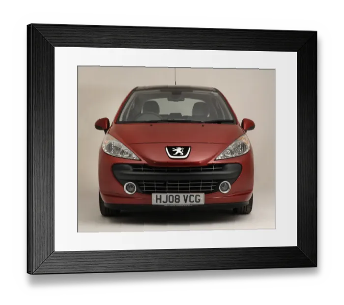 Framed Print : 2008 Peugeot 207