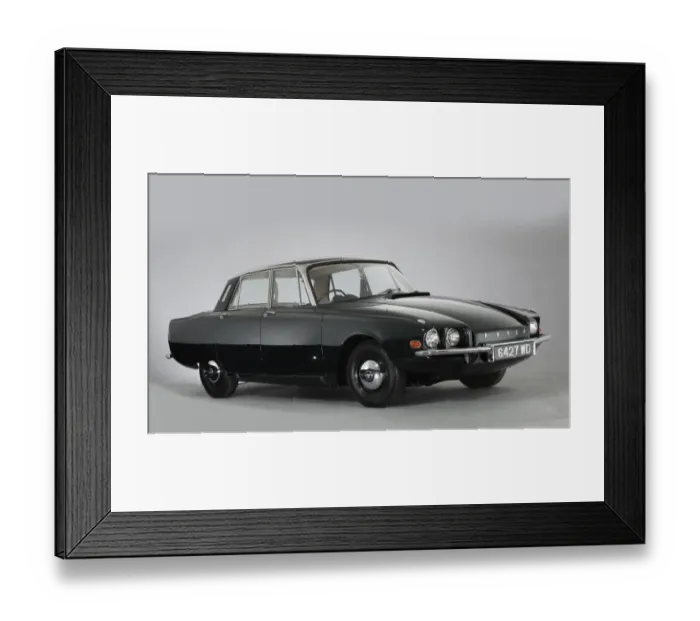 Framed Print : 1961 Rover T4 gas turbine car