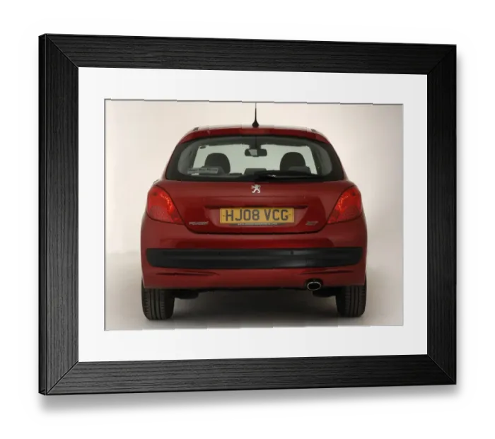 Framed Print : 2008 Peugeot 207 Framed Print : 2008 Peugeot 207