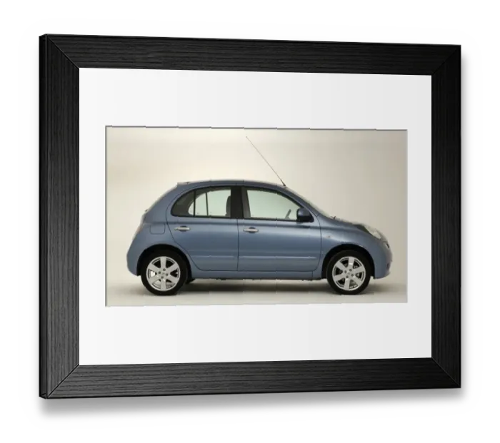 Framed Print : 2010 Nissan Micra
