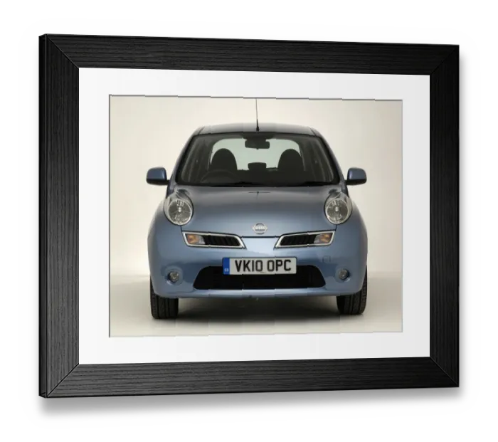 Framed Print : 2010 Nissan Micra Framed Print : 2010 Nissan Micra