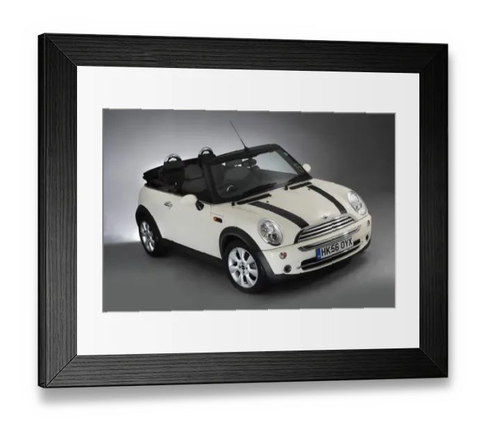 Framed Print : 2006 Mini Cooper Convertible Framed Print : 2006 Mini Cooper Convertible