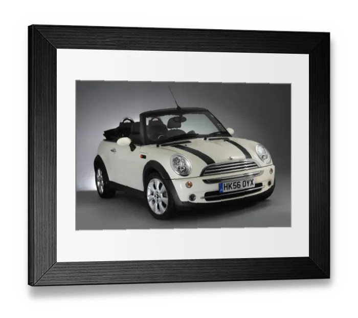 Framed Print : 2006 Mini Cooper Convertible Framed Print : 2006 Mini Cooper Convertible