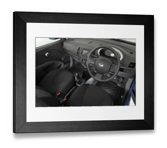 Framed Print : 2010 Nissan Micra