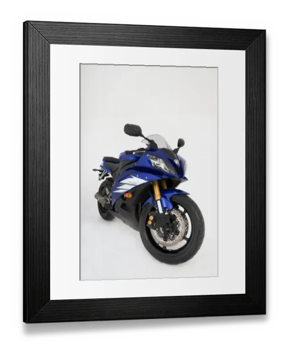 Framed Print : 2007 Yamaha YZF-R6R