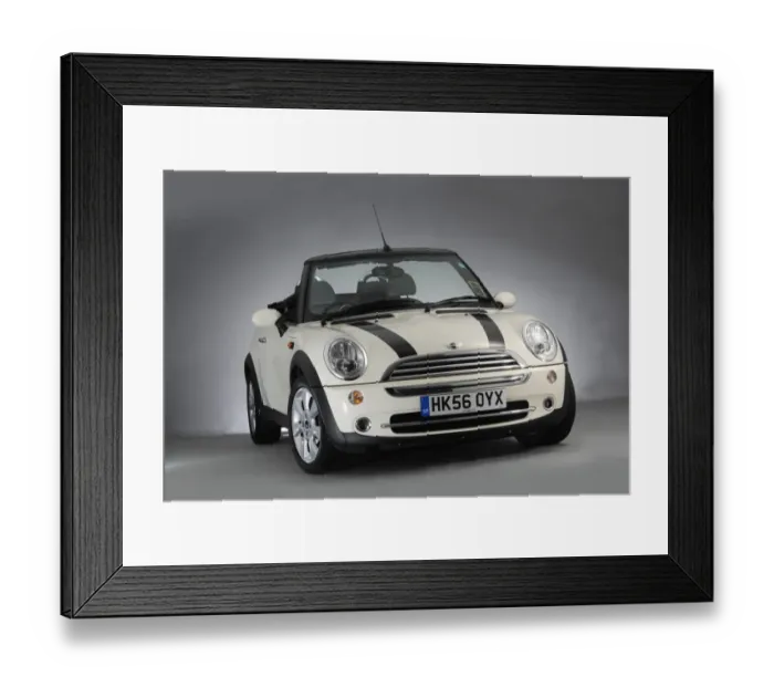 Framed Print : 2006 Mini Cooper Convertible Framed Print : 2006 Mini Cooper Convertible