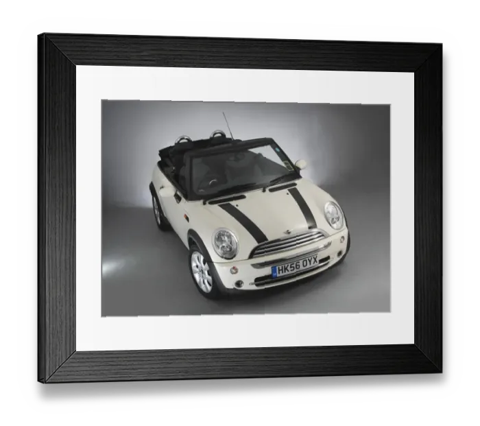 Framed Print : 2006 Mini Cooper Convertible