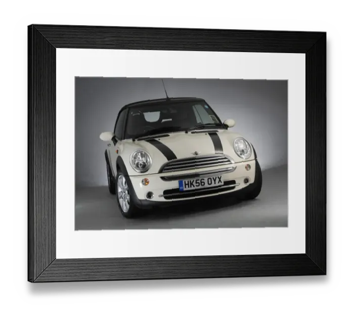 Framed Print : 2006 Mini Cooper Convertible