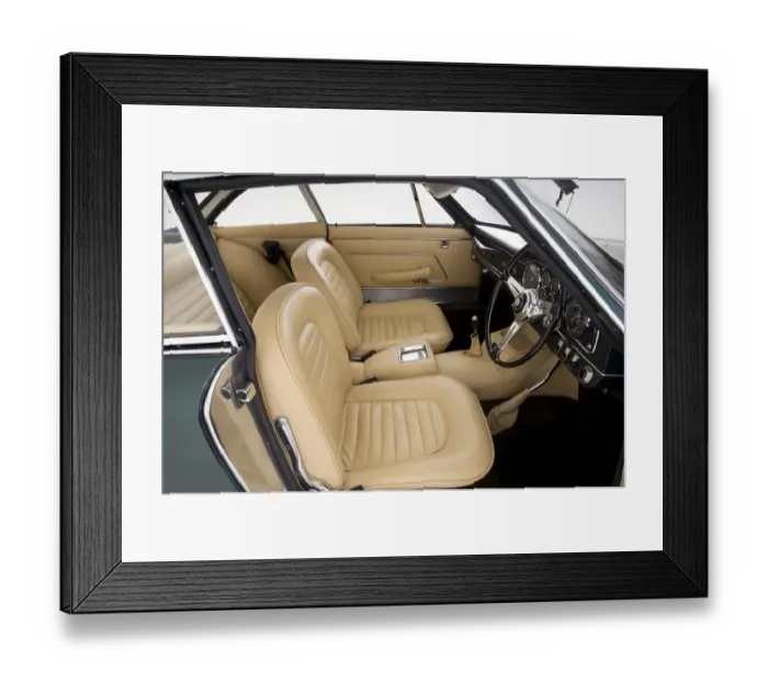 Framed Print : 1963 Maserati Sebring