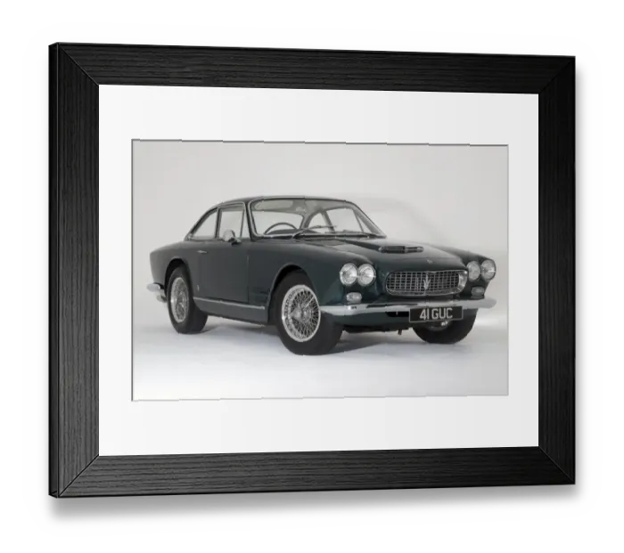 Framed Print : 1963 Maserati Sebring