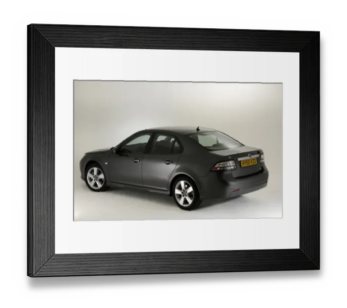 Framed Print : 2009 Saab 93 Framed Print : 2009 Saab 93