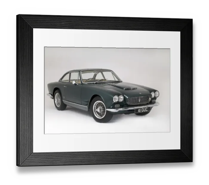 Framed Print : 1963 Maserati Sebring