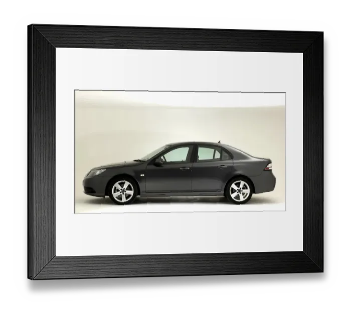 Framed Print : 2009 Saab 93
