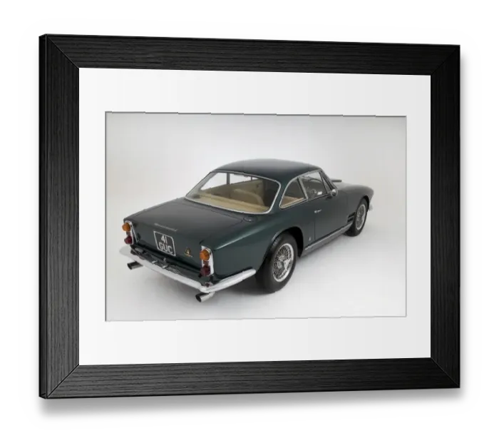 Framed Print : 1963 Maserati Sebring