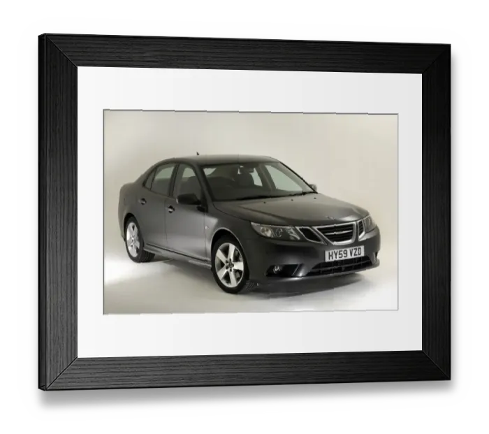 Framed Print : 2009 Saab 93