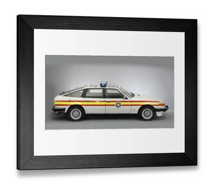 Framed Print : 1984 Rover SD1 Police car Framed Print : 1984 Rover SD1 Police car