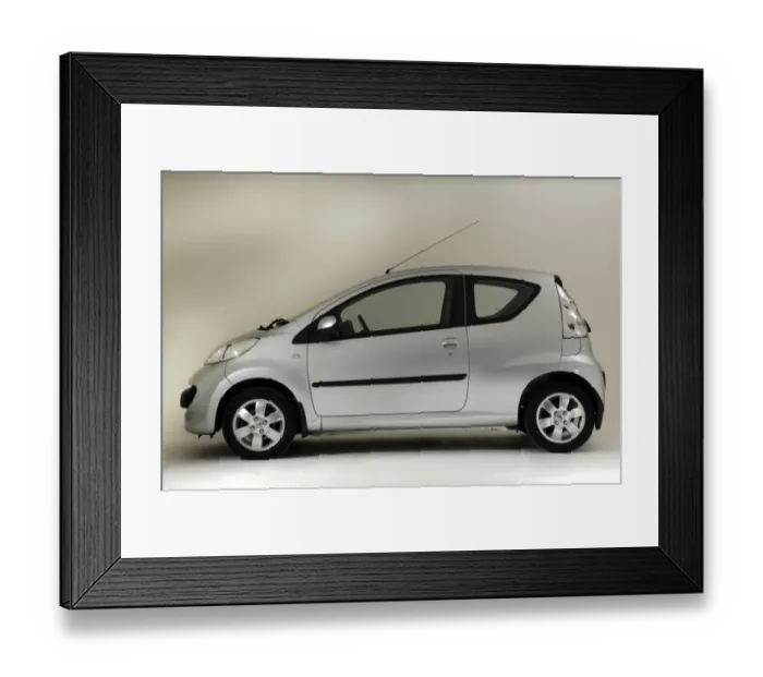 Framed Print : 2007 Peugeot 107 Framed Print : 2007 Peugeot 107