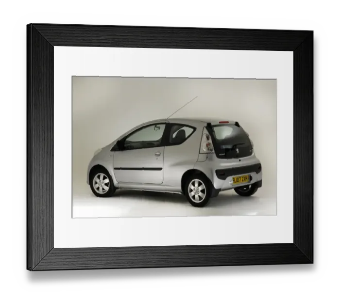 Framed Print : 2007 Peugeot 107