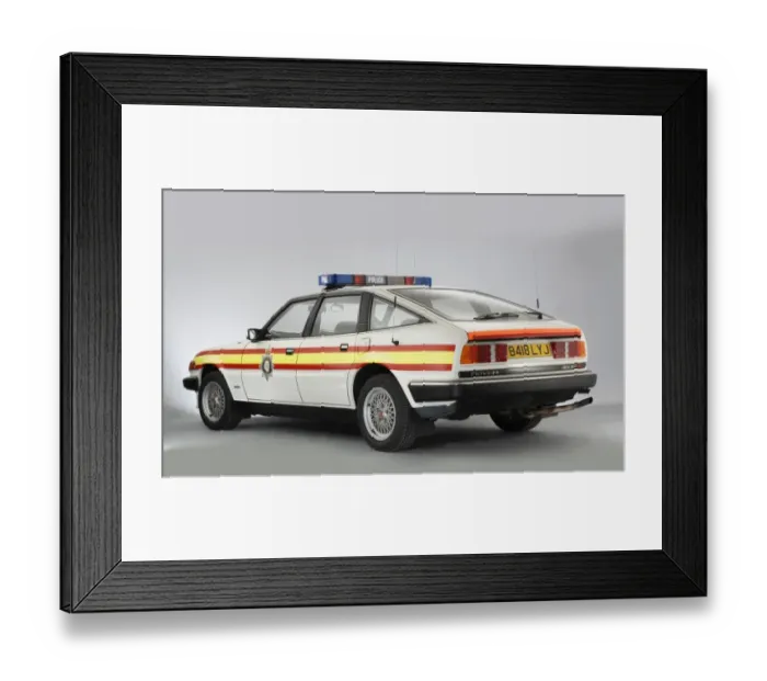 Framed Print : 1984 Rover SD1 Police car Framed Print : 1984 Rover SD1 Police car