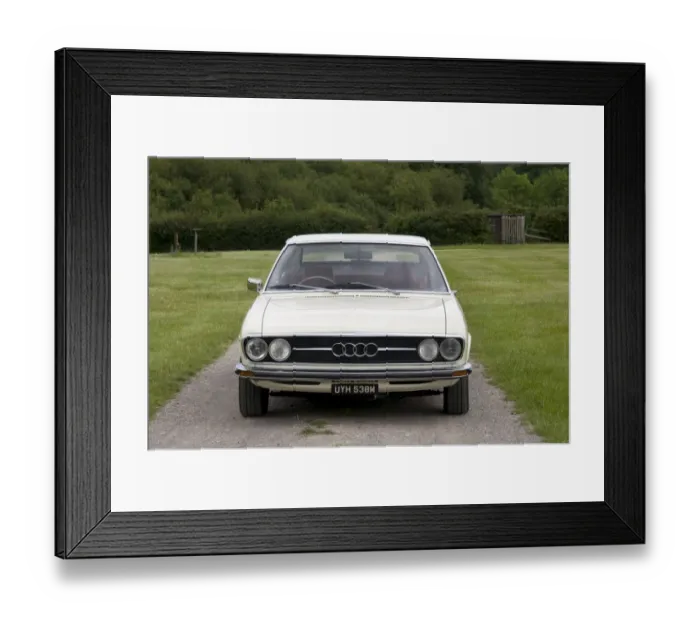 Framed Print : 1973 Audi 100 Coupe