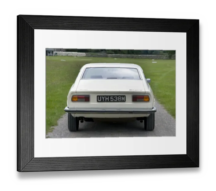 Framed Print : 1973 Audi 100 Coupe Framed Print : 1973 Audi 100 Coupe