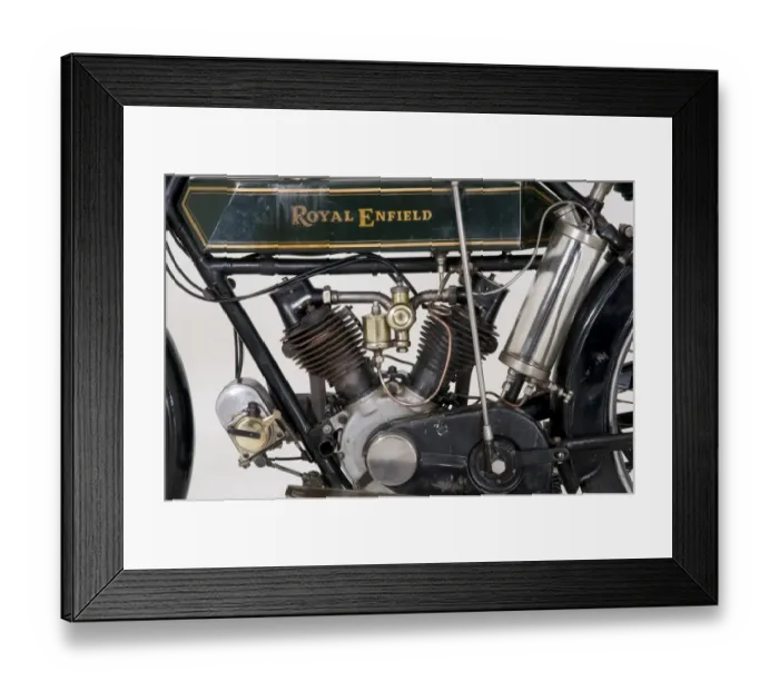 Framed Print : 1914 Royal Enfield