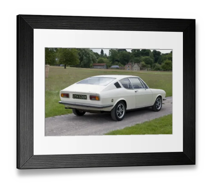 Framed Print : 1973 Audi 100 Coupe