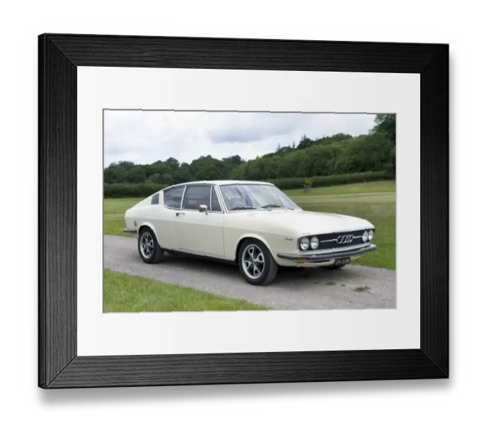 Framed Print : 1973 Audi 100 Coupe Framed Print : 1973 Audi 100 Coupe