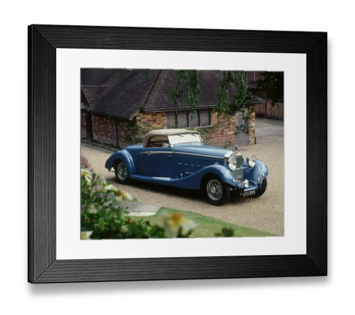 Framed Print : 1934 Hispano Suiza