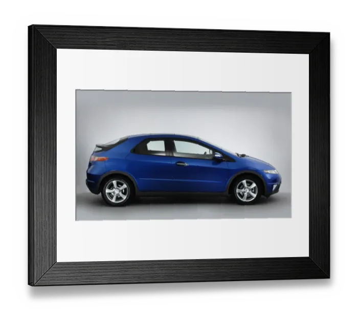 Framed Print : 2007 Honda Civic Framed Print : 2007 Honda Civic