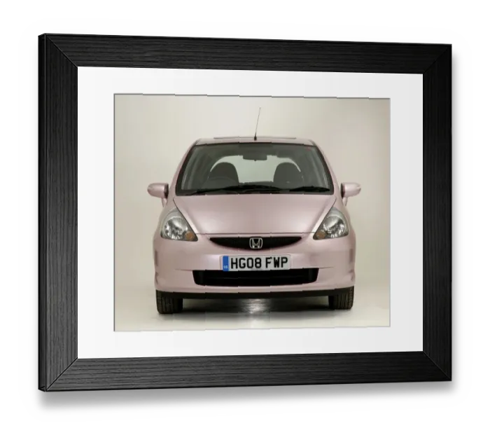 Framed Print : 2008 Honda Jazz