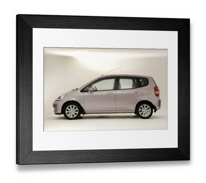 Framed Print : 2008 Honda Jazz