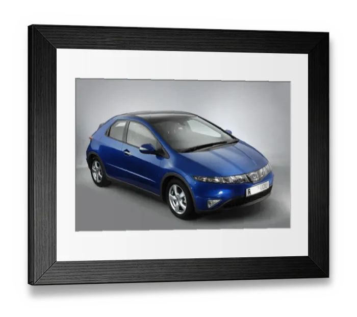 Framed Print : 2007 Honda Civic Framed Print : 2007 Honda Civic