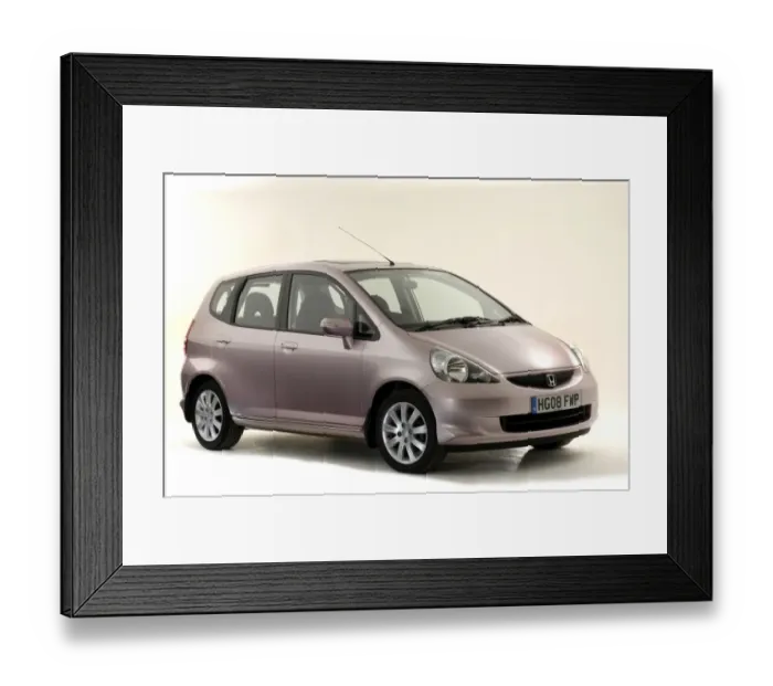 Framed Print : 2008 Honda Jazz Framed Print : 2008 Honda Jazz